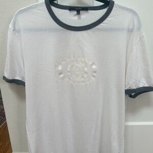 Vintage Gucci Embossed GG Ringer Tee – XXL